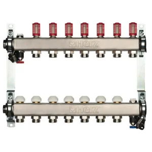 Distrib. inox incalz. in pard.cu debitm.DN25- 7 cai 1546307 HERZ