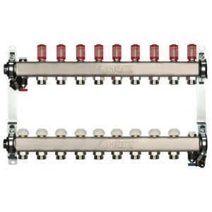 Distrib. inox incalz. in pard.cu debitm.DN25- 9 cai 1546309 HERZ