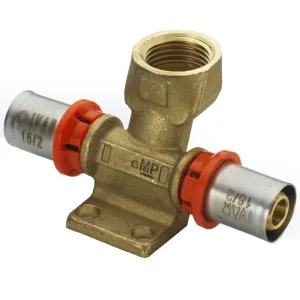 Cot perete de trecere press 20 x 1/2" FI IVAR 513007MP (sertizare)