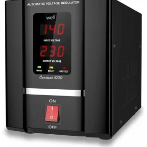Stabilizator de tens.cu servo motor 1000VA Well