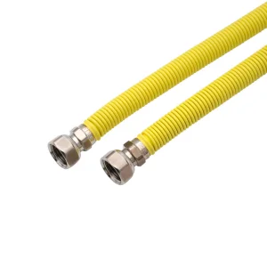 Rac.ext. inox gaz 1/2''  30-60 cm FI