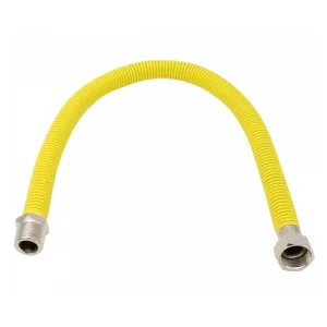 Rac.ext. inox gaz 1/2''  30-60 cm FI -FE