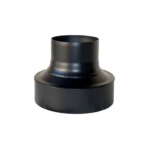 Reductie inversa burlan din otel pentru cazan pe peleti Ø 80 mm - Ø 120 mm