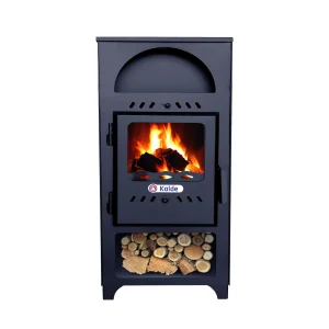 Semineu KALDE uscat PATRAT 7kW, negru