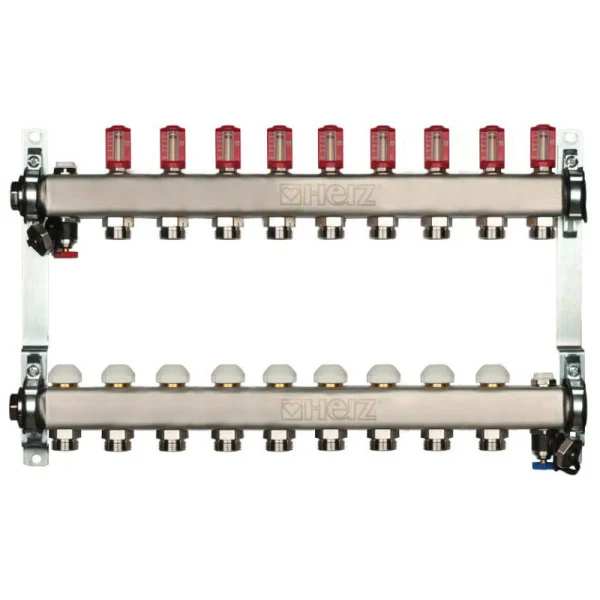 Distrib. inox incalz. in pard.cu debitm.DN25- 9 cai 1546309 HERZ-image0