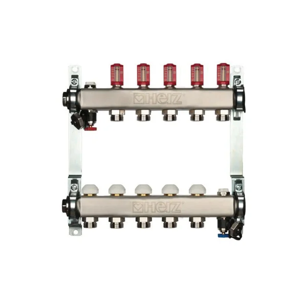 Distrib. inox incalz. in pard.cu debitm.DN25- 5 cai 1546305 HERZ-image0