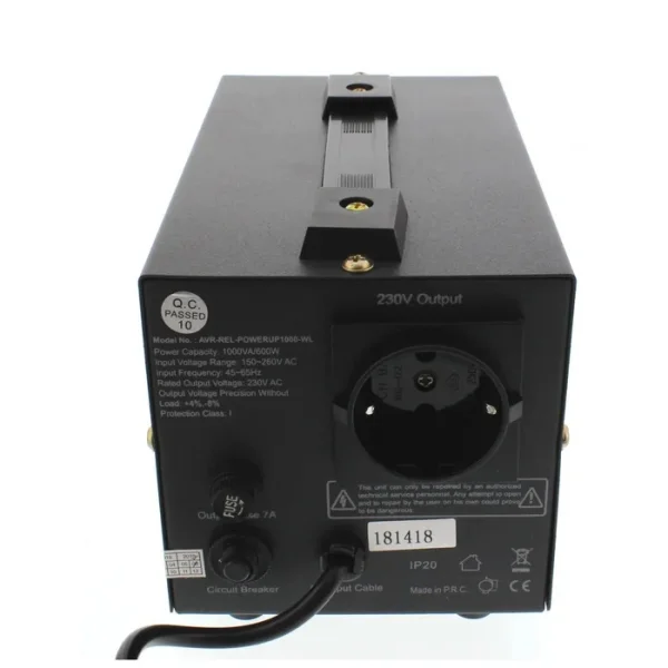 Stabilizator de tens.cu releu 1000VA Well-image1