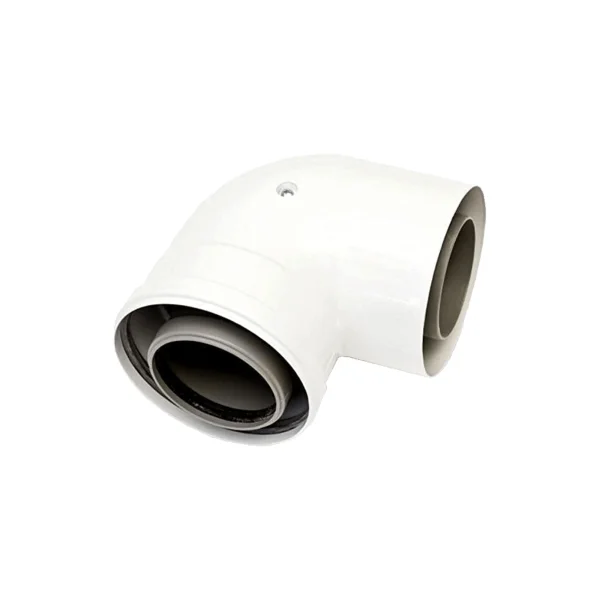 Cot coaxial 90° 80/125 pt. centr. condens 3318091-image0